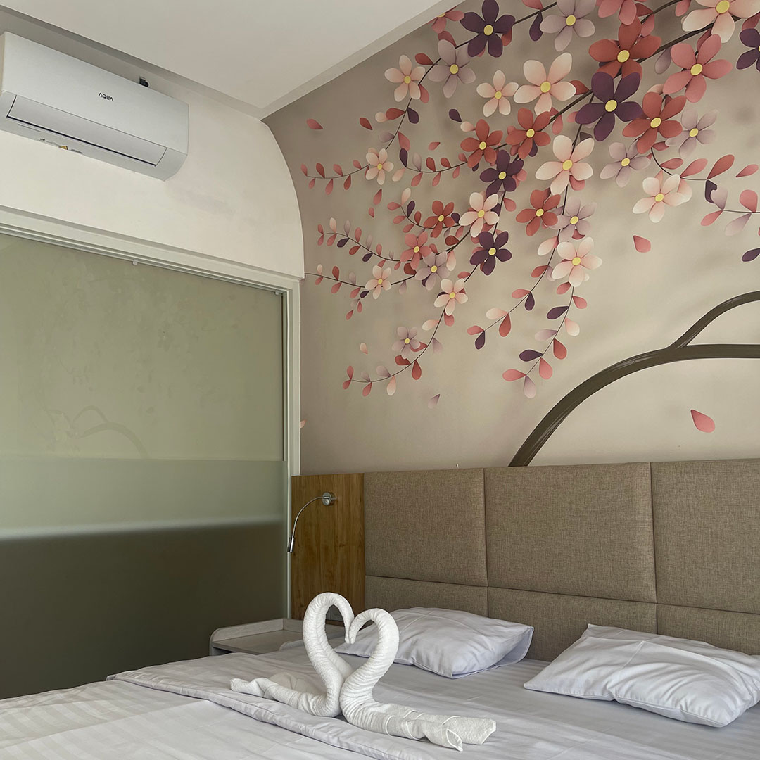 The interior of Riuma Dome Type